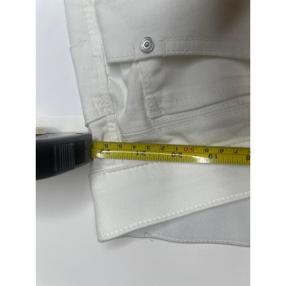 Democracy White "Ab"solution Capri Pants Size 24W - Picture 5 of 9